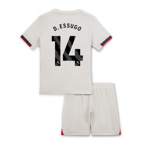 Fotbalové Dres Chelsea Dario Essugo #14 Dětské Venkovní Oblečení 2025-26 Krátký Rukáv (+ trenýrky)